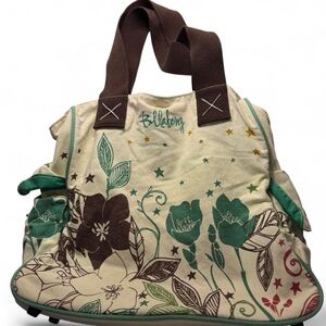 Billabong Floral Canvas Tote Bag